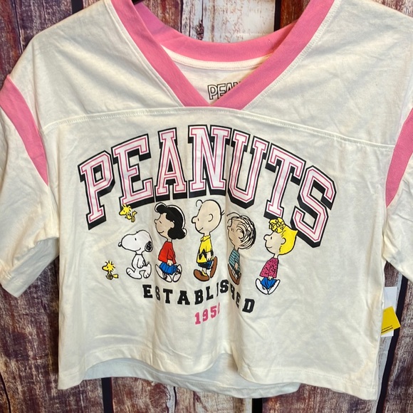 Peanuts Snoopy Football Crop top XL - Picture 1 of 5